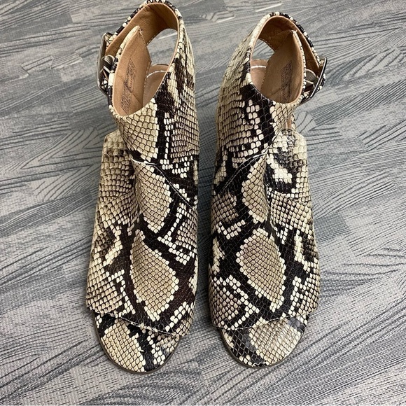 Vionic “Blakey” Snake-print Leather Bootie - Picture 10 of 15
